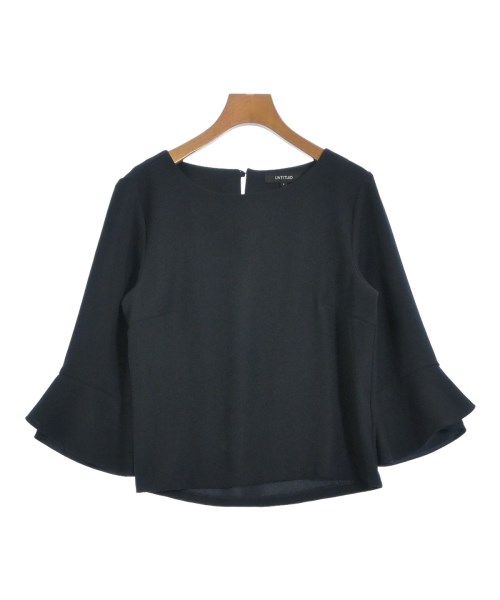 UNTITLED(アンタイトル)ブラウス 紺 サイズ:3(L位)/2200664877132