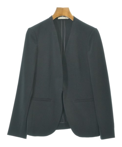 I C B(アイシービー)ノーカラージャケット 紺 サイズ:2(S位)/2200612125070