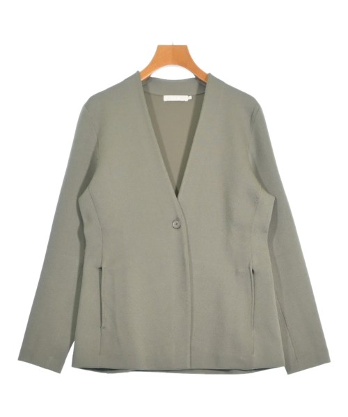 I C B(アイシービー)ノーカラージャケット カーキ サイズ:S/2200666464064