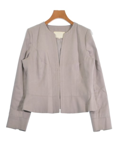 NATURAL BEAUTY BASIC(ナチュラルビューティーベーシック)ノーカラージャケット ピンク サイズ:38(M位)/2200646030012