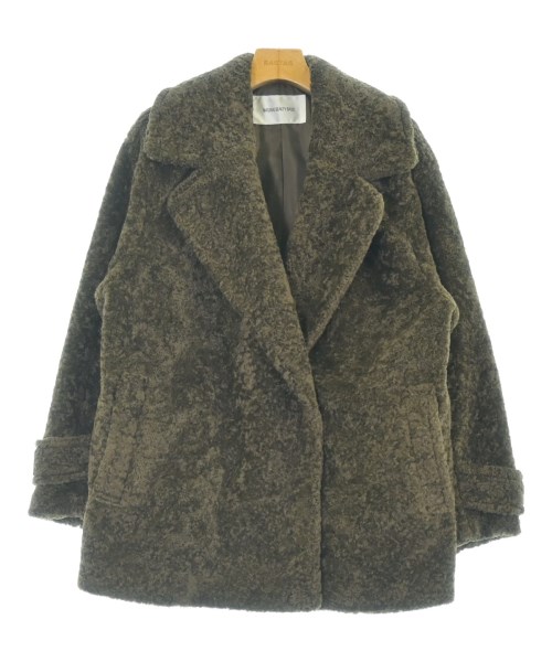 NATURAL BEAUTY BASIC(ナチュラルビューティーベーシック)ピーコート 茶 サイズ:FR/2200666934024