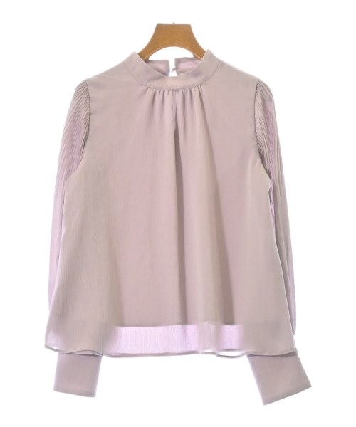 NATURAL BEAUTY BASIC(ナチュラルビューティーベーシック)ブラウス 紫 サイズ:S/2200667509078