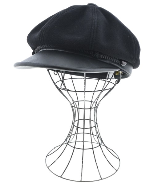 NEWYORK HAT&CAP(ニューヨークハットアンドキャップ)キャスケット 黒 サイズ:S/2200699772105