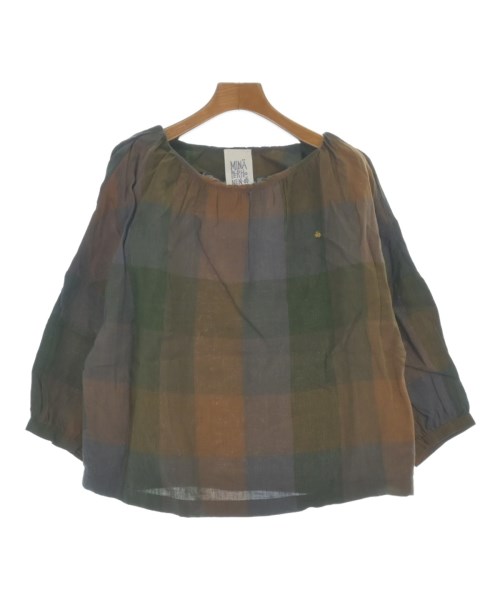 mina perhonen(ミナペルホネン)ブラウス カーキ サイズ:38(M位)/2200610347573
