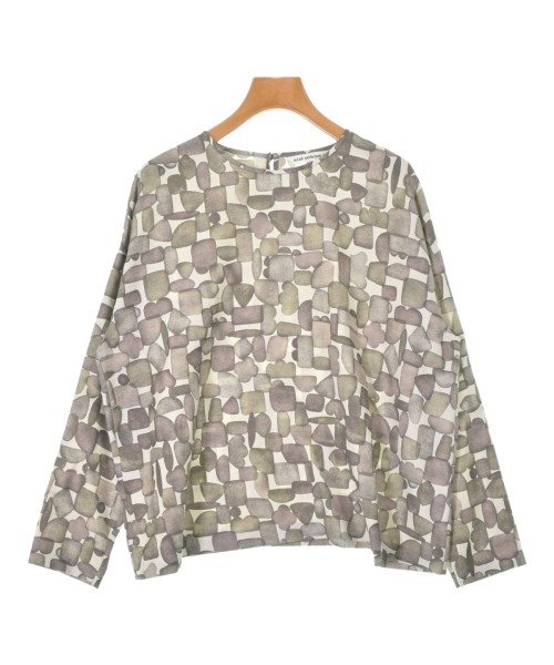 mina perhonen(ミナペルホネン)カジュアルシャツ 茶 サイズ:36(S位)/2200642203014