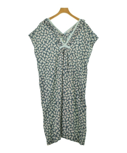 mina perhonen(ミナペルホネン)ワンピース 紺 サイズ:38(M位)/2200642203038