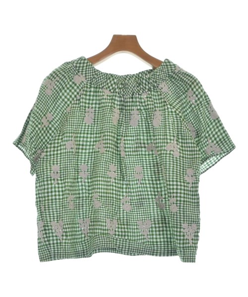 mina perhonen(ミナペルホネン)ブラウス 緑 サイズ:38(M位)/2200607727074