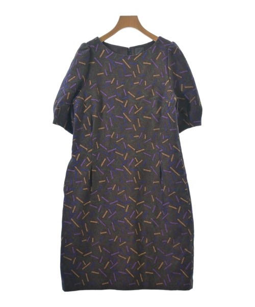 mina perhonen(ミナペルホネン)ワンピース 茶 サイズ:38(M位)/2200660238036