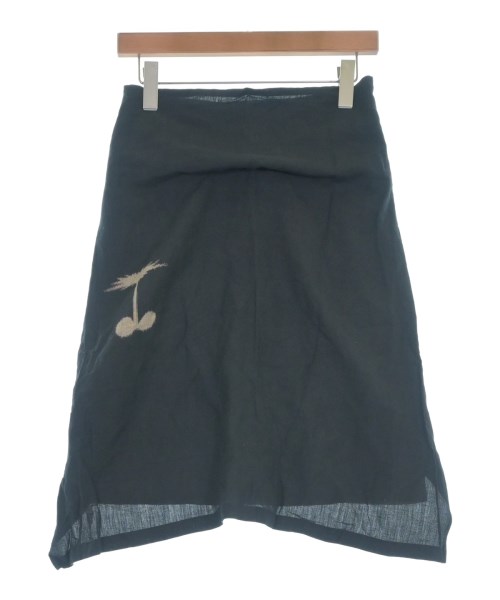 mina perhonen(ミナペルホネン)ひざ丈スカート 紺 サイズ:-(M位)/2200626380038