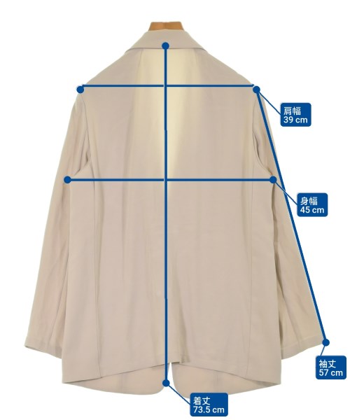 theory luxe（セオリーリュクス）ジャケット ベージュ サイズ:38(M位) レディース/2200625939053