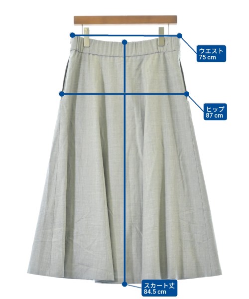 theory luxe（セオリーリュクス）ロング・マキシ丈スカート グレー サイズ:40(L位) レディース/2200655815013