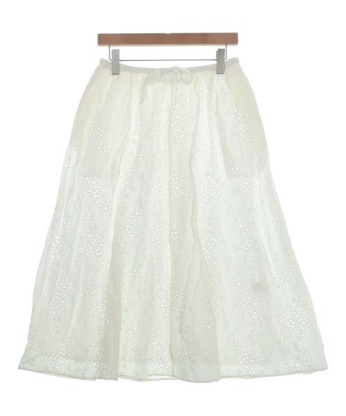 theory luxe(セオリーリュクス)ロング・マキシ丈スカート 白 サイズ:38(M位)/2200657940058