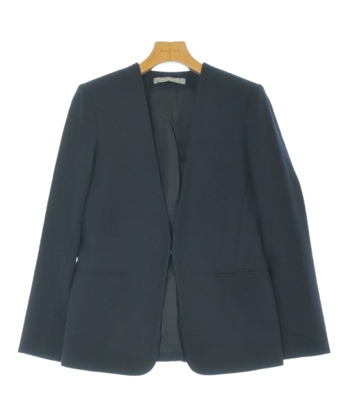 theory luxe(セオリーリュクス)ノーカラージャケット 紺 サイズ:38(M位)/2200666217011
