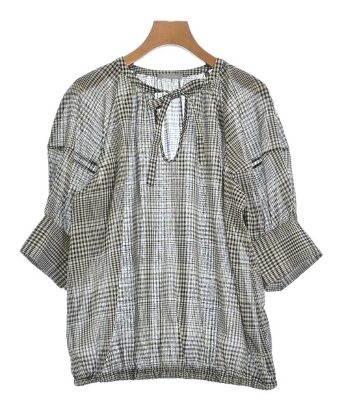 theory luxe(セオリーリュクス)ブラウス ベージュ サイズ:38(M位)/2200666588050