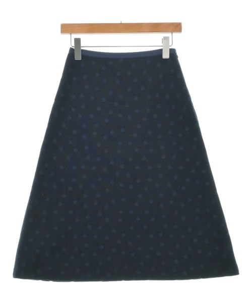Drawer(ドロワー)ひざ丈スカート 紺 サイズ:1(S位)/2200626857028
