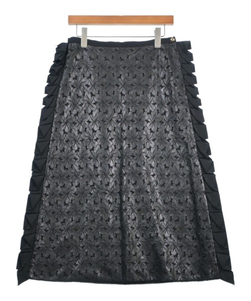 Drawer（ドロワー）ロング・マキシ丈スカート 黒 サイズ:40(M位) レディース/2200536907172