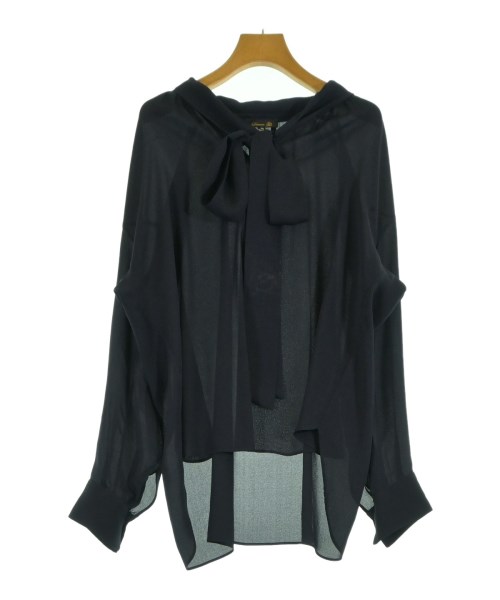 Drawer（ドロワー）ブラウス 紺 サイズ:36(S位) レディース/2200612012059