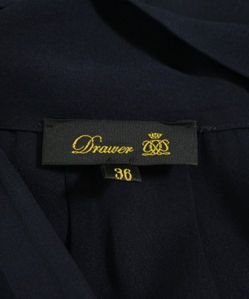 Drawer（ドロワー）ブラウス 紺 サイズ:36(S位) レディース/2200612012059