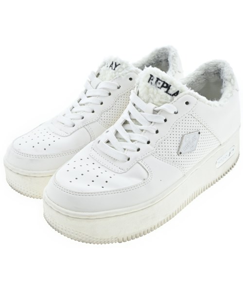 REPLAY(リプレイ)スニーカー 白 サイズ:EU38(24.5cm位)/2200670504015
