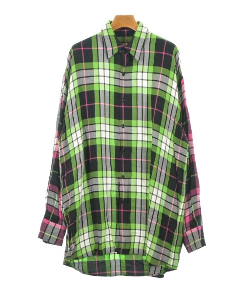 LAD MUSICIAN(ラッドミュージシャン)カジュアルシャツ 緑 サイズ:42(S位)/2200629837027