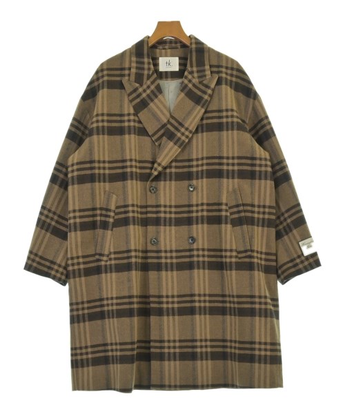 TAKEO KIKUCHI(タケオ　キクチ)チェスターコート ベージュ サイズ:L/2200698860438