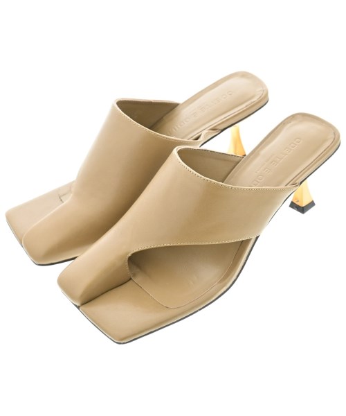 Odette e Odile(オデット　エ　オディール)サンダル ベージュ サイズ:24.5cm/2200691873046