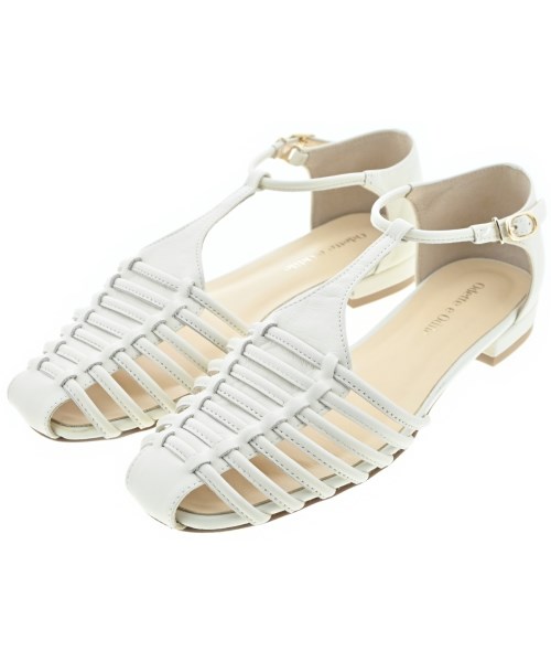 Odette e Odile(オデット　エ　オディール)サンダル 白 サイズ:22.5cm/2200618661077