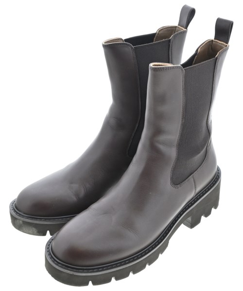 Odette e Odile(オデット　エ　オディール)ブーツ 茶 サイズ:24.5cm/2200643058019