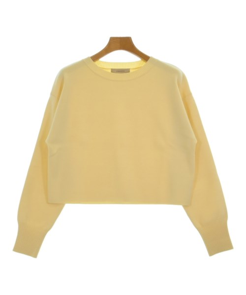 JUSGLITTY(ジャスグリッティ)ニット・セーター 黄 サイズ:2(M位)/2200666934246