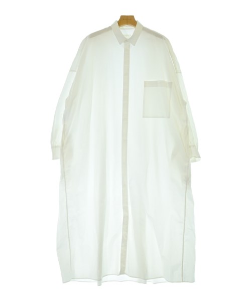 TOUJOURS(トゥジュー)シャツワンピース 白 サイズ:2(M位)/2200685418079