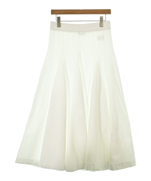 ADORE(アドーア)ロング・マキシ丈スカート 白 サイズ:38(M位)/2200656196029