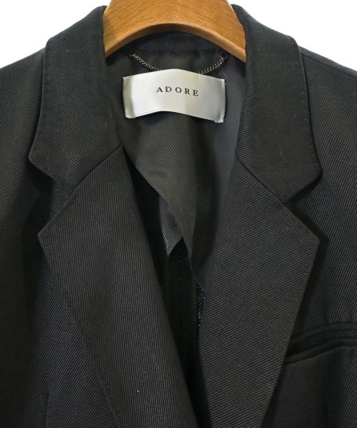 ADORE（アドーア）テーラードジャケット 黒 サイズ:38(M位) レディース/2200641895012