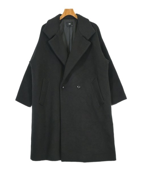 HARE(ハレ)ステンカラーコート 黒 サイズ:S/2200670980017