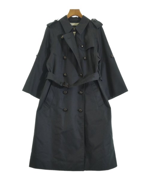 Unaca(アナカ)トレンチコート 紺 サイズ:36(S位)/2200670629015