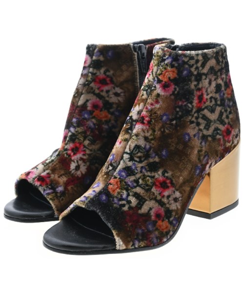 FABIO RUSCONI(ファビオルスコーニ)ブーツ 茶 サイズ:35(21.5cm位)/2200401710050