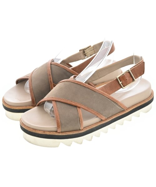 FABIO RUSCONI(ファビオルスコーニ)サンダル 茶 サイズ:EU37(23.5cm位)/2200635727039