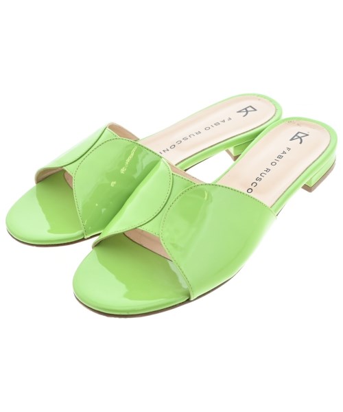 FABIO RUSCONI（ファビオルスコーニ）サンダル 緑 サイズ:EU39(25.5cm位) レディース/2200628175014