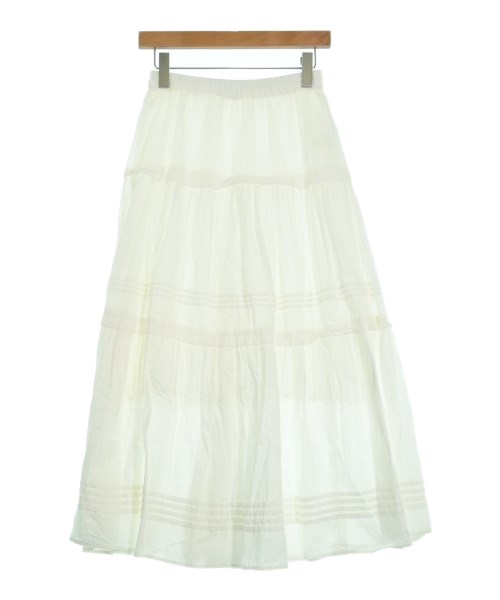 Simplicite(シンプリシテ)ロング・マキシ丈スカート 白 サイズ:-(S位)/2200629739024