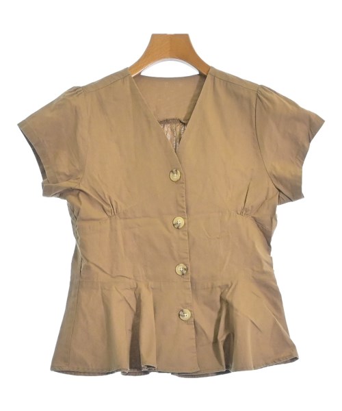 Simplicite(シンプリシテ)ブラウス 茶 サイズ:-(M位)/2200642579027
