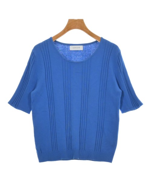 Simplicite(シンプリシテ)ニット・セーター 青 サイズ:F/2200619994037