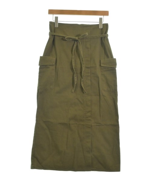 Simplicite(シンプリシテ)ロング・マキシ丈スカート カーキ サイズ:M/2200613934015
