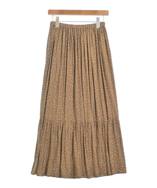 Simplicite(シンプリシテ)ロング・マキシ丈スカート 茶 サイズ:F/2200656284016