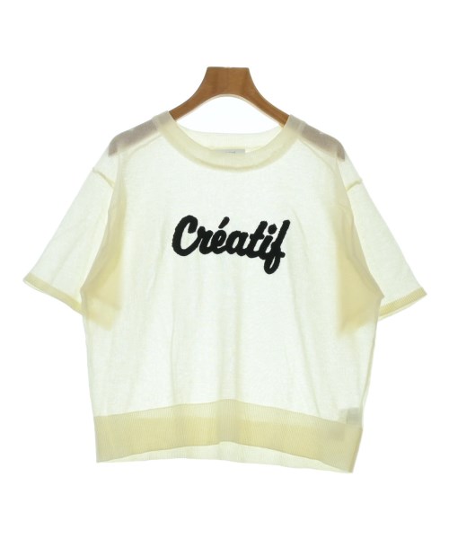 Simplicite(シンプリシテ)ニット・セーター 白 サイズ:F/2200656424078