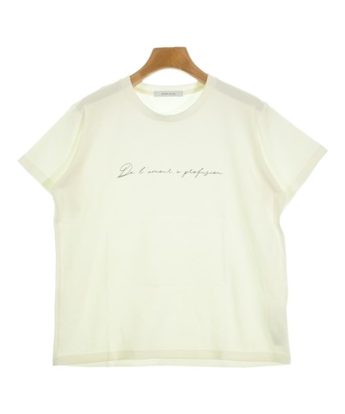 Simplicite(シンプリシテ)Tシャツ・カットソー 白 サイズ:F/2200641922183