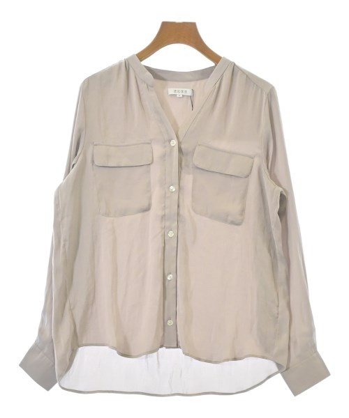 PLST(プラステ)カジュアルシャツ ベージュ サイズ:M/2200650871090