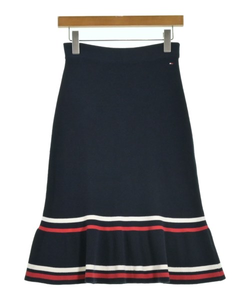 TOMMY HILFIGER(トミーヒルフィガー)ひざ丈スカート 紺 サイズ:S/2200613690010