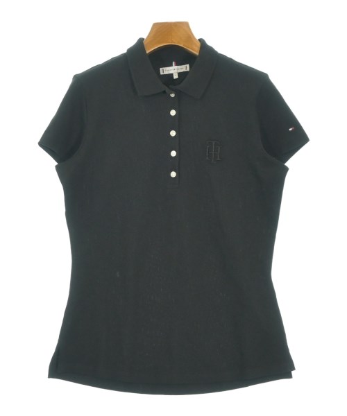 TOMMY HILFIGER(トミーヒルフィガー)ポロシャツ 黒 サイズ:M/2200667046030