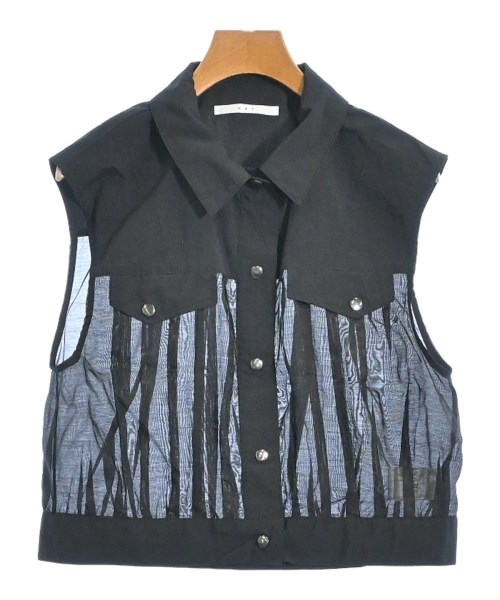 KBF(ケービーエフ)ブラウス 黒 サイズ:ONE/2200617188094