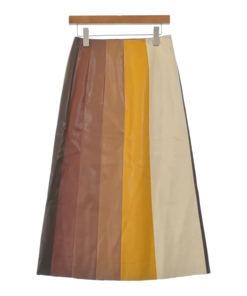 mother(マザー)ロング・マキシ丈スカート 茶 サイズ:S/2200631154013