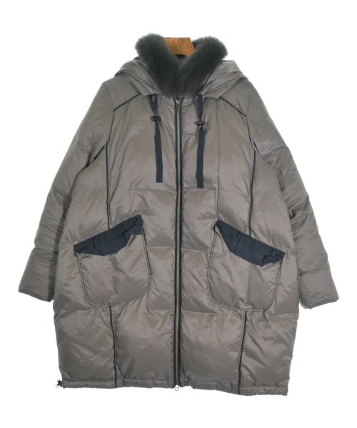 LANVIN en bleu(ランバンオンブルー)ダウンコート グレー サイズ:36(S位)/2200687665013